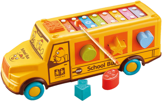 Xe buýt âm nhạc kèm thả khối cao cấp JS061008 C2305