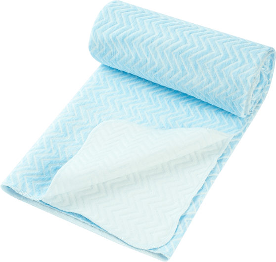 Chăn vải chần bông họa tiết Ziczac Animo B2306_MN001 (100x100cm,Xanh)