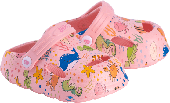 Dép sục bé gái Animo A2303_JK002 (19-25,Hồng)