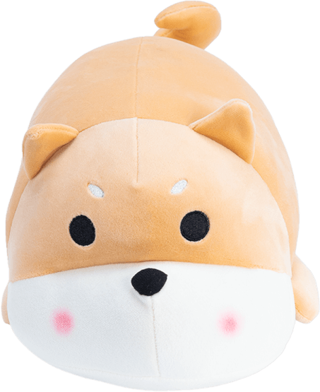 Gối ôm chó nâu tinh nghịch Animo