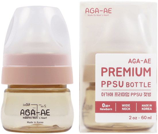 Bình sữa PPSU Aga-ae (Be) 60ml