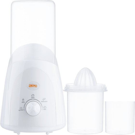 Máy hâm và tiệt trùng bình sữa đơn đa năng Animo