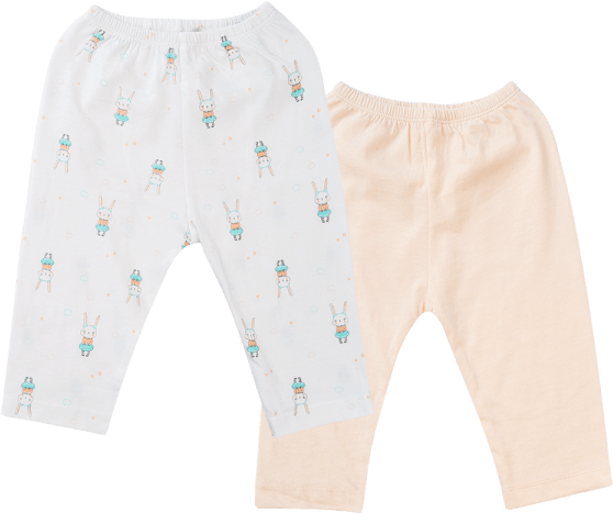 Cặp quần sơ sinh dài Animo NB422054 (NB-9M,Cam-trắng-Giao màu ngẫu nhiên)