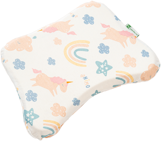 Gối cao su thiên nhiên Baby A màu hồng  (Dorufoam)