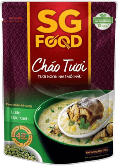 Cháo Lươn, Đậu Xanh, SG Food, 270g (Giao bao bì ngẫu nhiên)