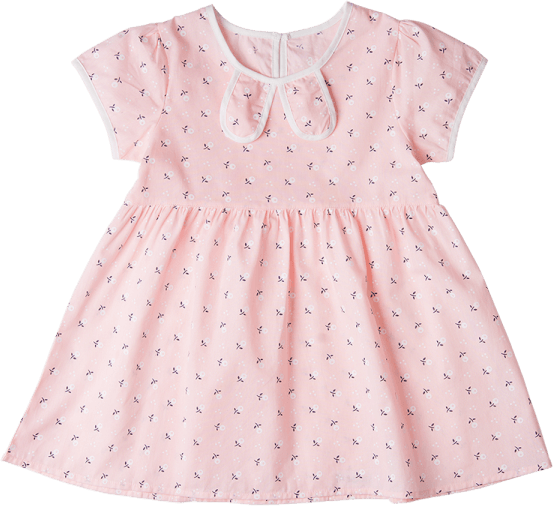 Đầm vải bé gái Animo TX922058 (6M-3Y,Hồng)