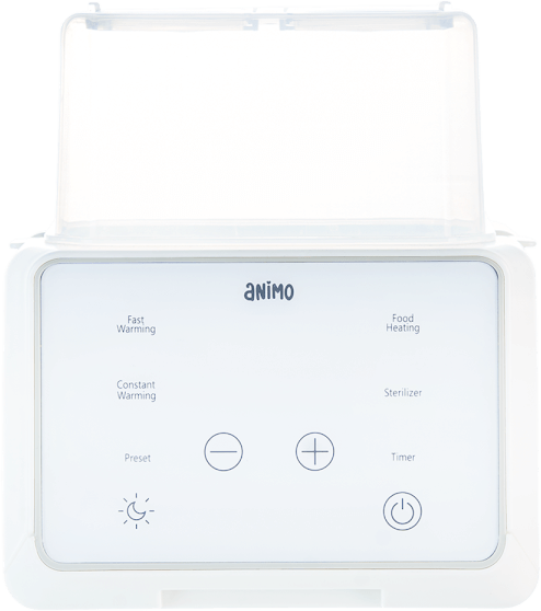 Máy hâm và tiệt trùng bình sữa đôi Animo (N11)