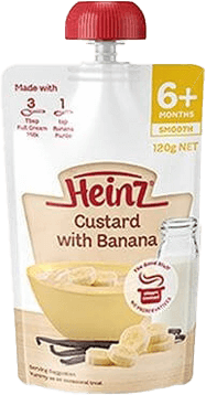 Hỗn hợp nghiền Custard Heinz - Chuối (120g)