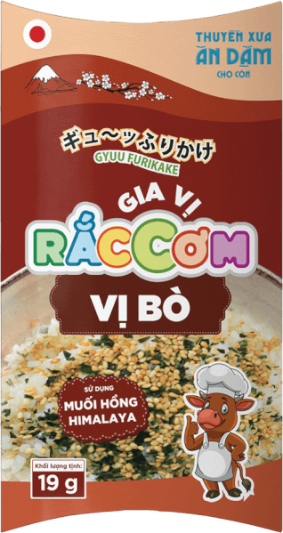 Thuyền Xưa Ăn Dặm Cho Con  - Gia vị rắc cơm  - Vị Bò 19gr