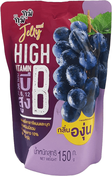 Nước thạch Jelly GUMI GUMI Vitamin B vị nho 150g