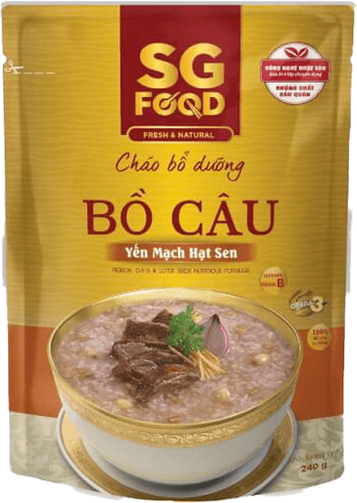 Cháo bổ dưỡng Bồ Câu Yến Mạch Hạt Sen 240gr