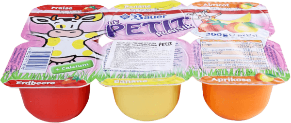 Phô mai vị trái cây ( dâu-chuối-mơ) Le Petit Plaisir 50g - Lốc 6