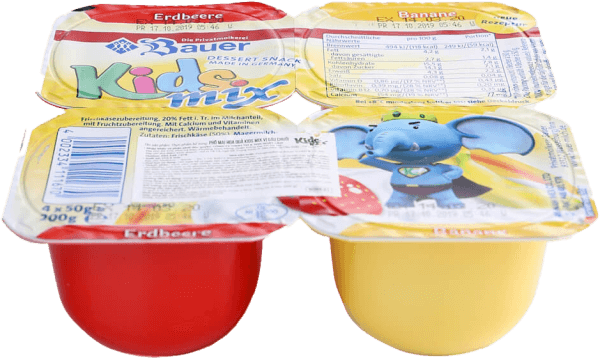 Phô mai hoa quả Kids Mix vị dâu chuối 50g - Lốc 4