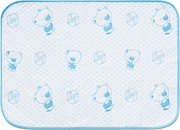 Tấm lót chống thấm 4 lớp Vietmat size 50x70 màu xanh