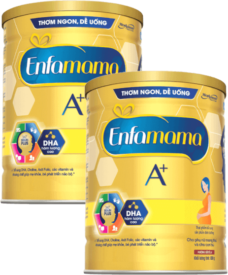 Combo 2 Thực phẩm bổ sung Sản phẩm dinh dưỡng Enfamama A+ hương chocolate 360° Brain Plus 830G