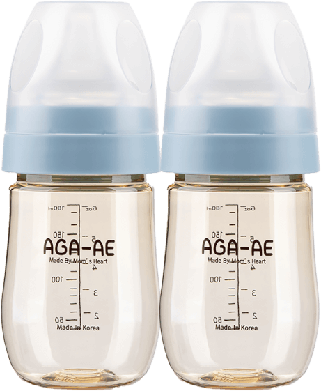 Combo 2 Bình sữa PPSU AGA-AE 180ml (xanh)