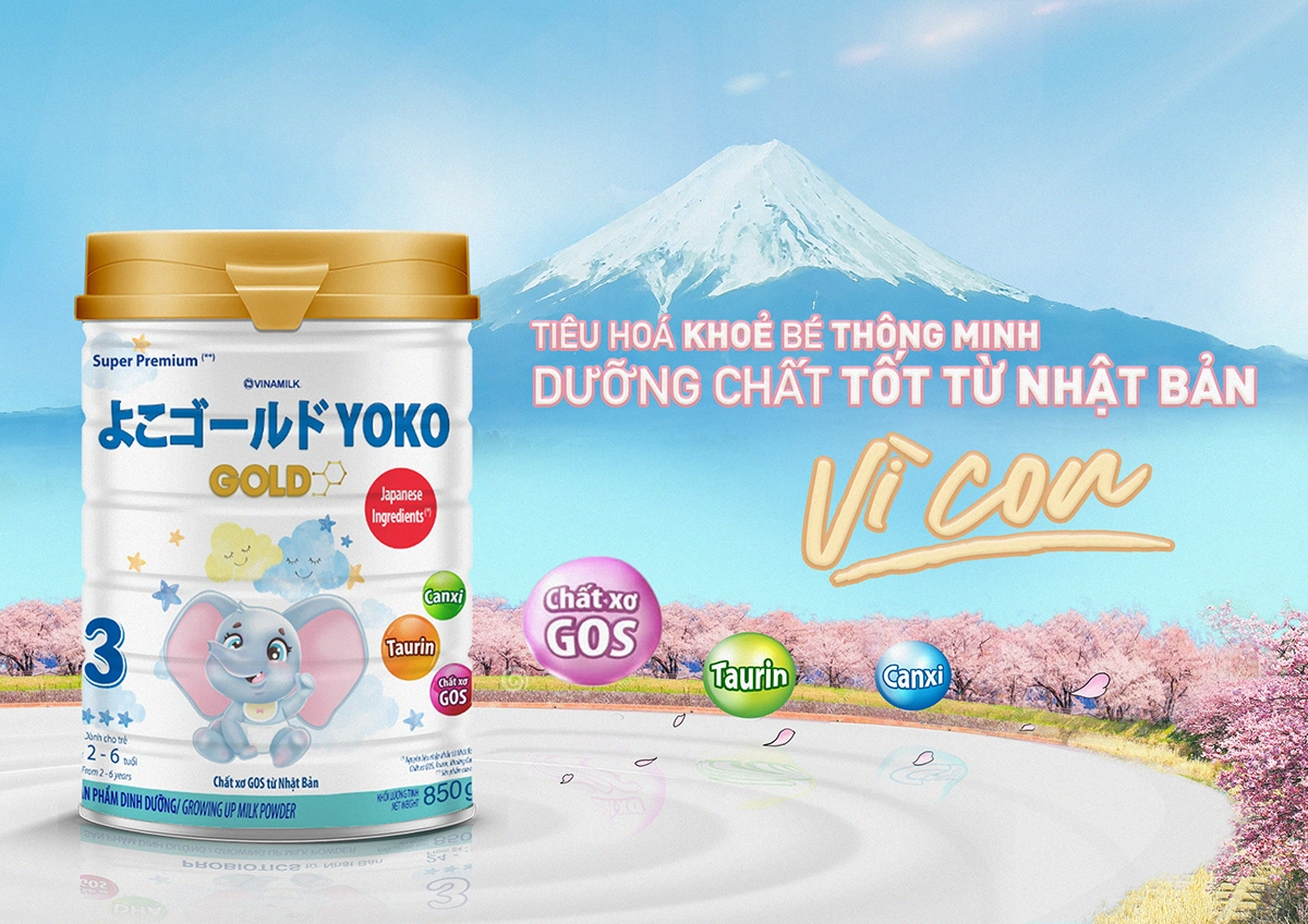 5 lý do mẹ không nên bỏ qua sữa Vinamilk YOKO Gold