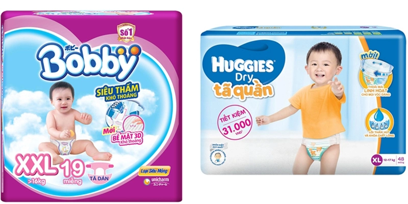 Bobby và Huggies: Đâu là lựa chọn thông minh cho bé yêu?