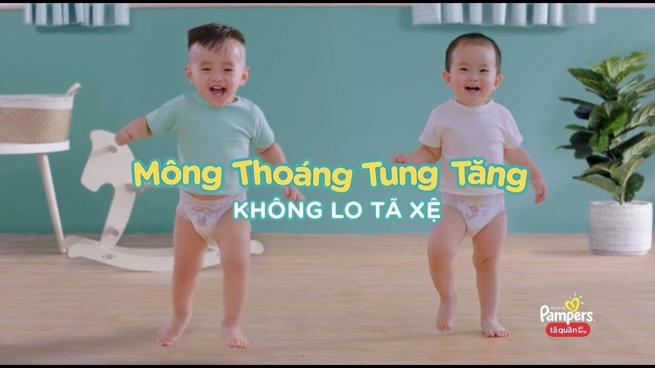 Tã quần Pampers giữ dáng - chống xệ cho bé yêu 
