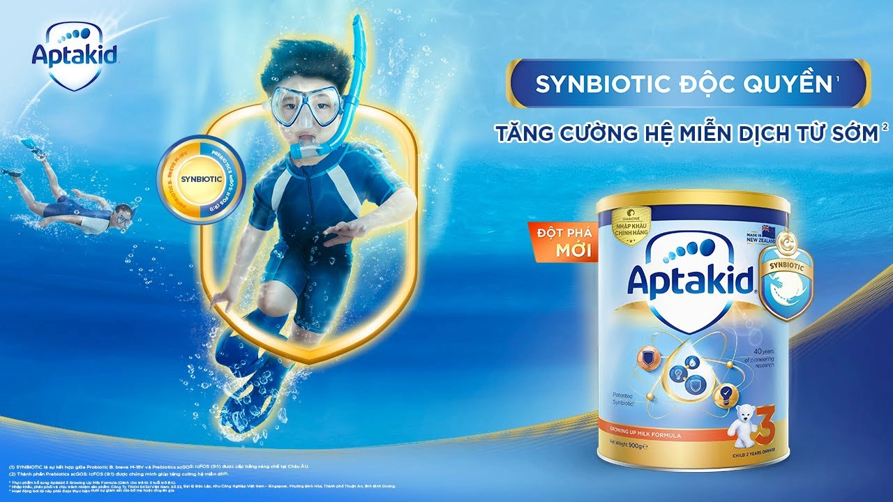 Công thức Synbiotic độc quyền trong sữa Aptakid có gì nổi bật? 