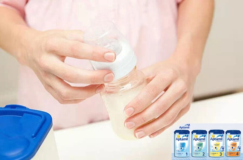Hướng dẫn cách pha sữa Aptamil New Zealand đúng chuẩn  