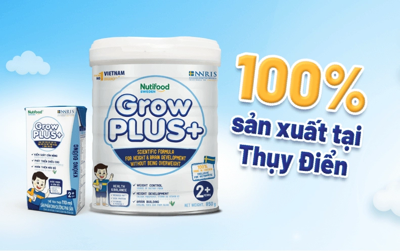 Vì sao trẻ béo phì nên uống sữa Grow Plus trắng?