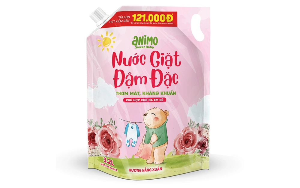 Hướng dẫn sử dụng nước giặt Animo để quần áo thơm lâu