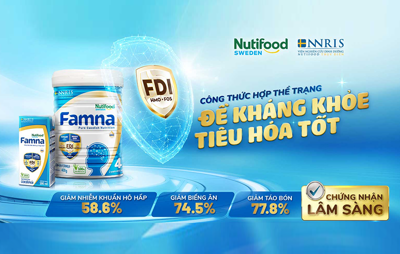 Sữa Famna có thực sự tốt và giúp bé tăng cường sức đề kháng?