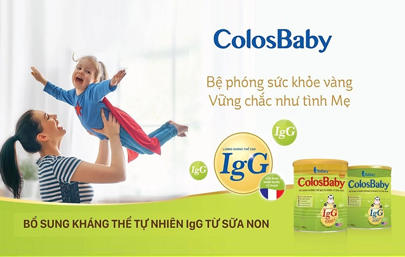 Review sữa Colosbaby Gold cho trẻ bị nhiễm khuẩn đường ruột