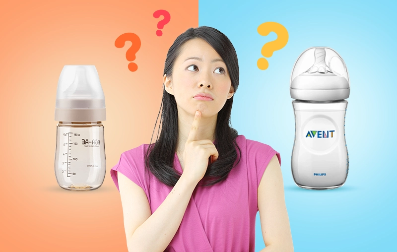 So sánh bình sữa Aga-ae và Avent: Nên mua loại nào?