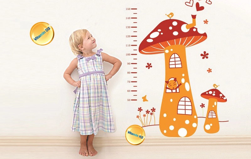 Mách ba mẹ tiêu chí lựa chọn vitamin D3 K2 chất lượng cho con cao lớn hiệu quả