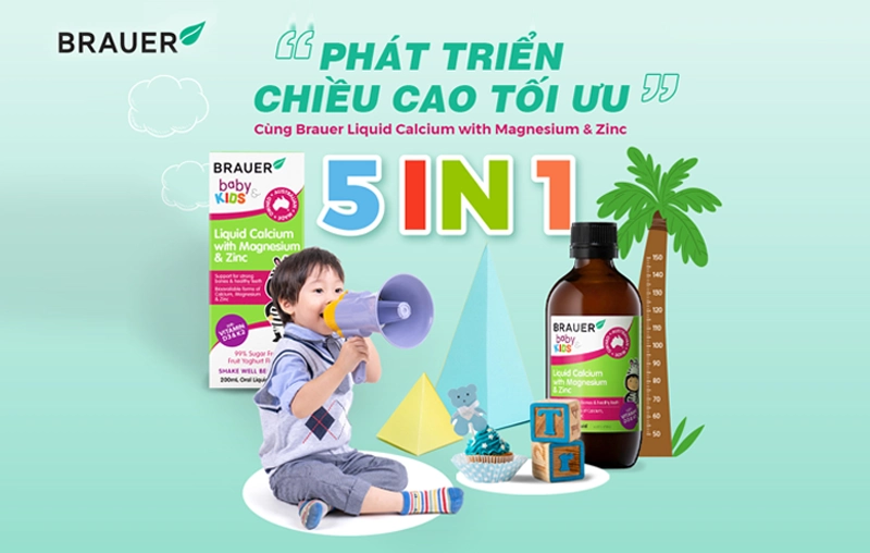 [Review] Siro bổ sung Canxi, Magie và Kẽm Brauer có tốt cho bé không?