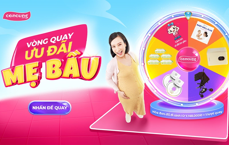 VÒNG QUAY ƯU ĐÃI MẸ BẦU