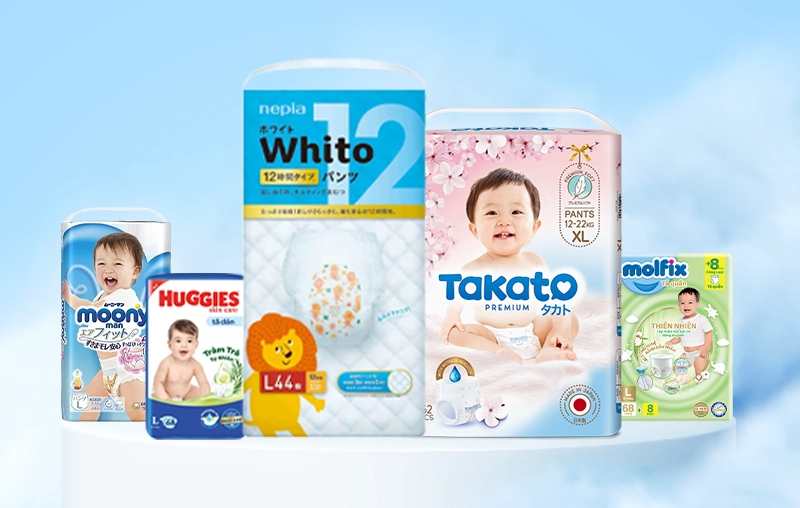 Top 5 bỉm trẻ em được ba mẹ tin chọn và đánh giá cao hiện nay 