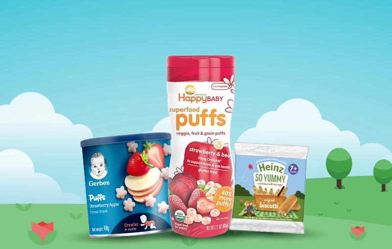 Top 3 bánh ăn dặm của Mỹ được ưa chuộng nhất hiện nay