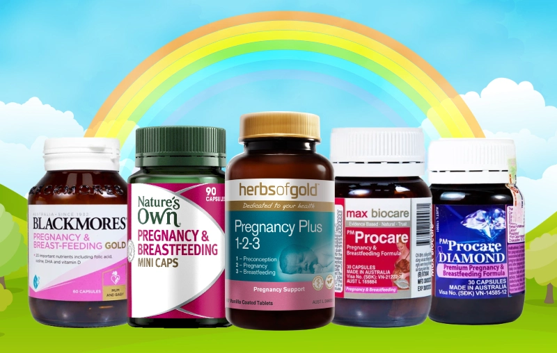 Top 5 vitamin bà bầu của Úc được tin dùng hiện nay