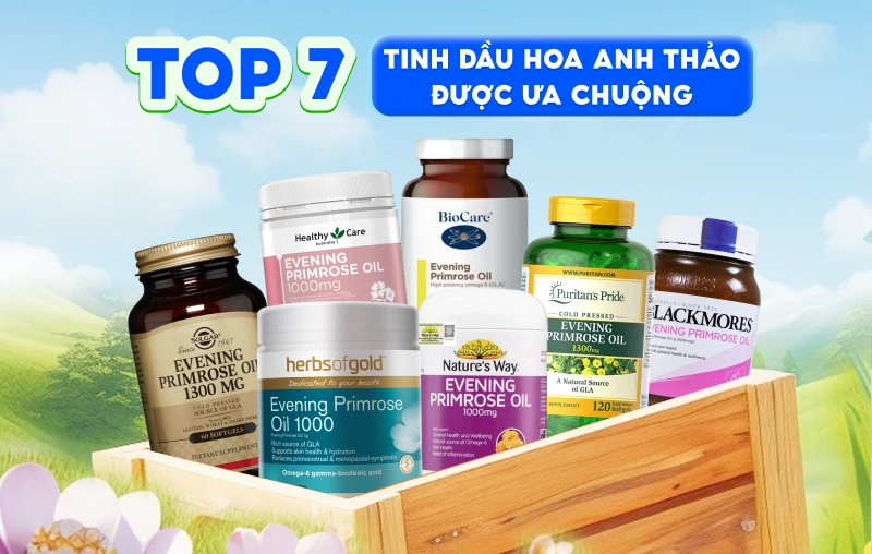 Top 7 tinh dầu hoa anh thảo được ưa chuộng nhất hiện nay
