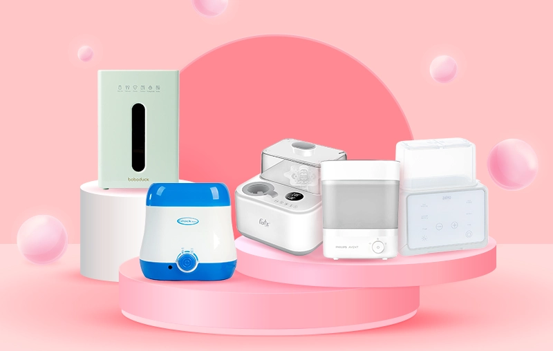 Bật mí 7 dòng máy hâm sữa và máy tiệt trùng bình sữa đang có ưu đãi hot tại Con Cưng