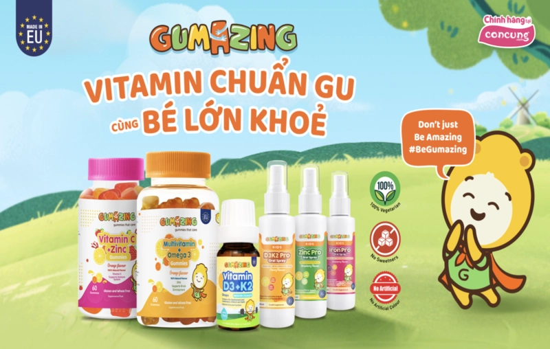Review tất tần tật về thực phẩm bảo vệ sức khỏe chứa vitamin Gumazing từ A-Z 