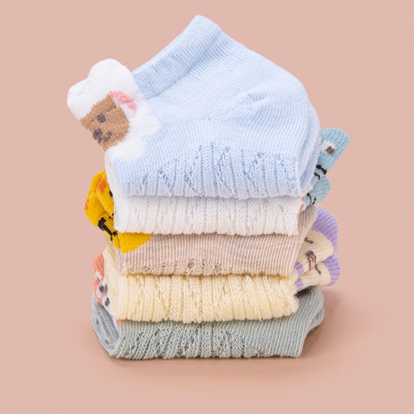 Set 5 đôi vớ Animo M522010-38 (12-24M,nhiều màu)