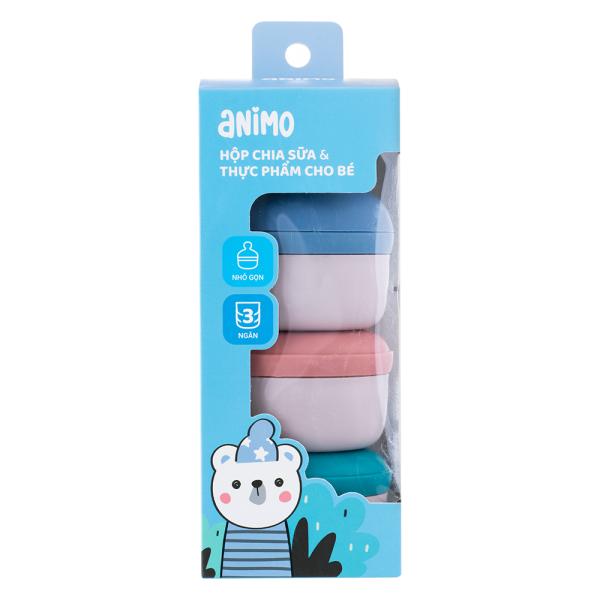 Hộp chia sữa cho bé Animo (RKN6009)