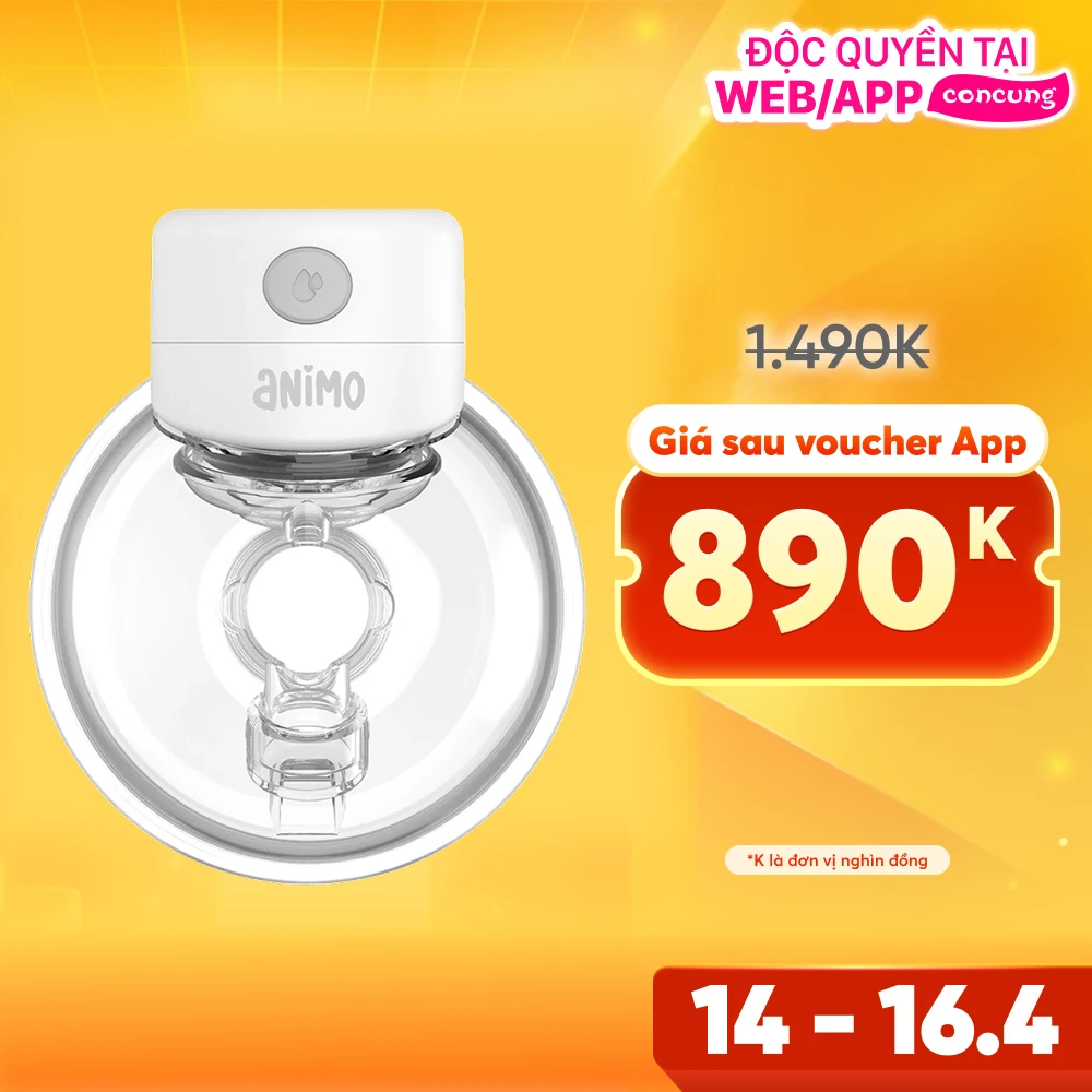 Máy hút sữa rảnh tay & không dây Animo