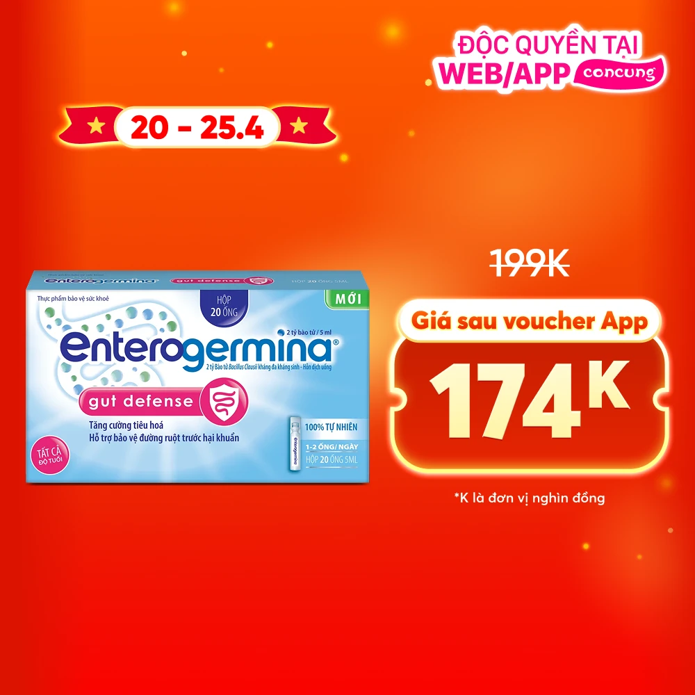 Thực phẩm bảo vệ sức khỏe Enterogermina Gut Defense