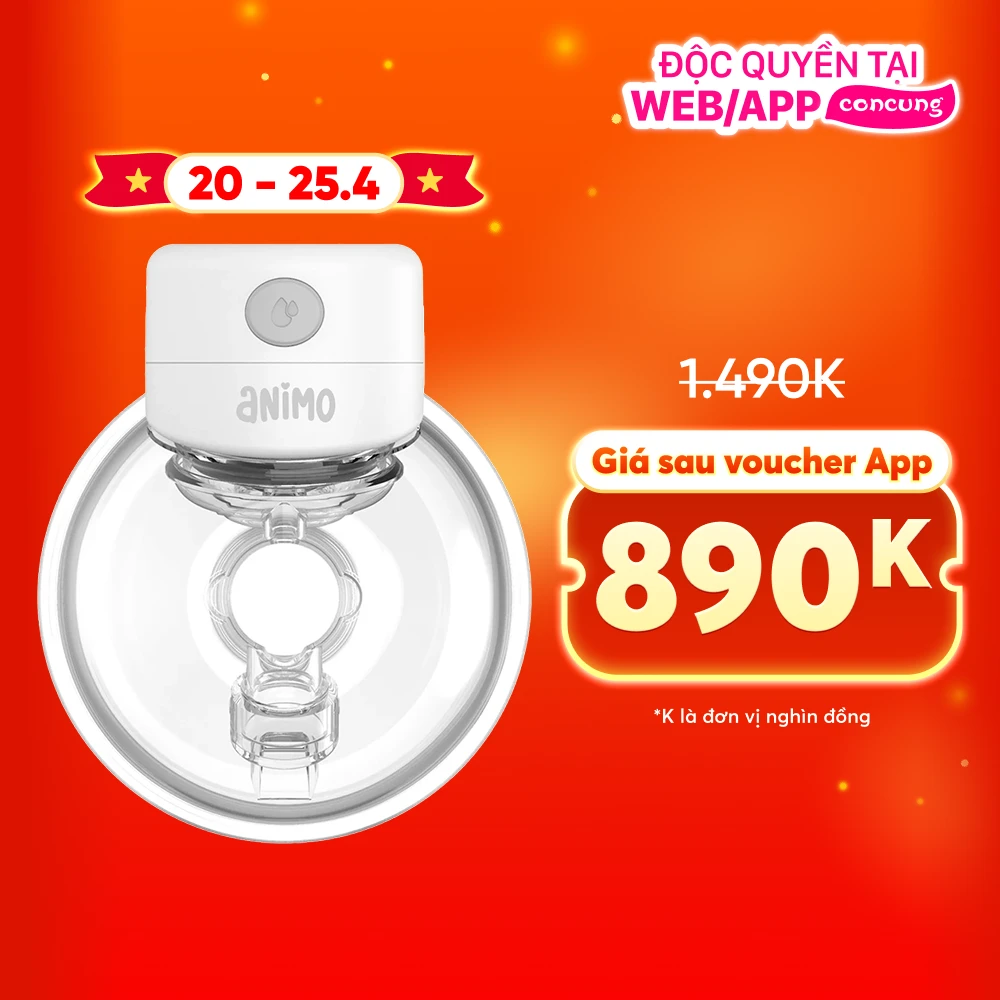 Máy hút sữa rảnh tay & không dây Animo