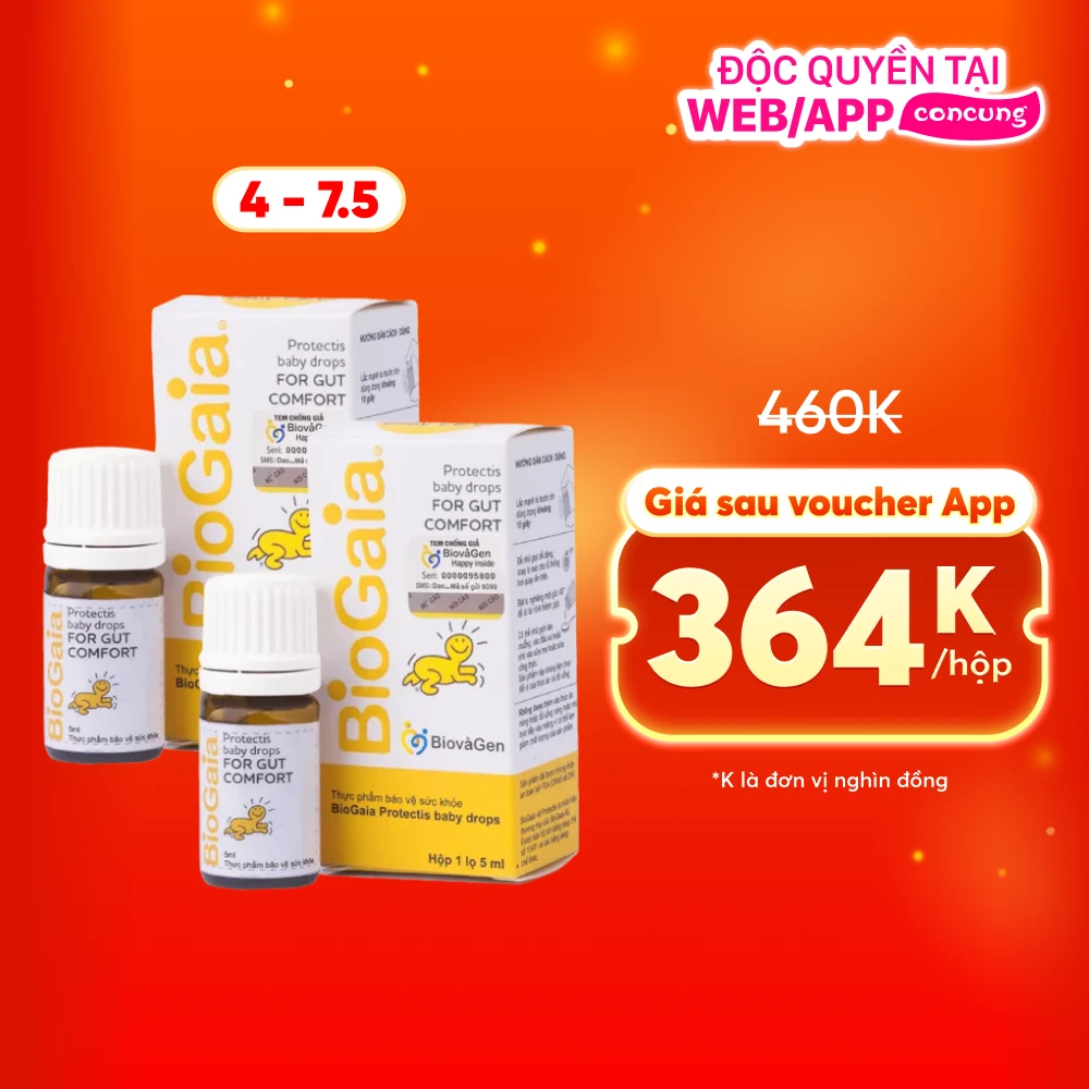 Combo 2 men Vi Sinh BioGaia Protectis (Lọ 5ml)