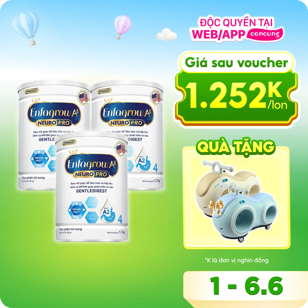 Sữa Enfagrow Enspire 3 850g (2-6 tuổi)