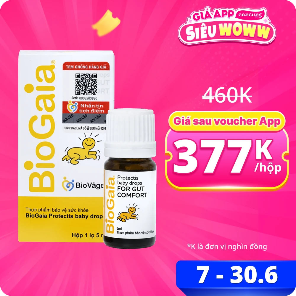 Thực phẩm bảo vệ sức khỏe BioGaia Protectis baby drops