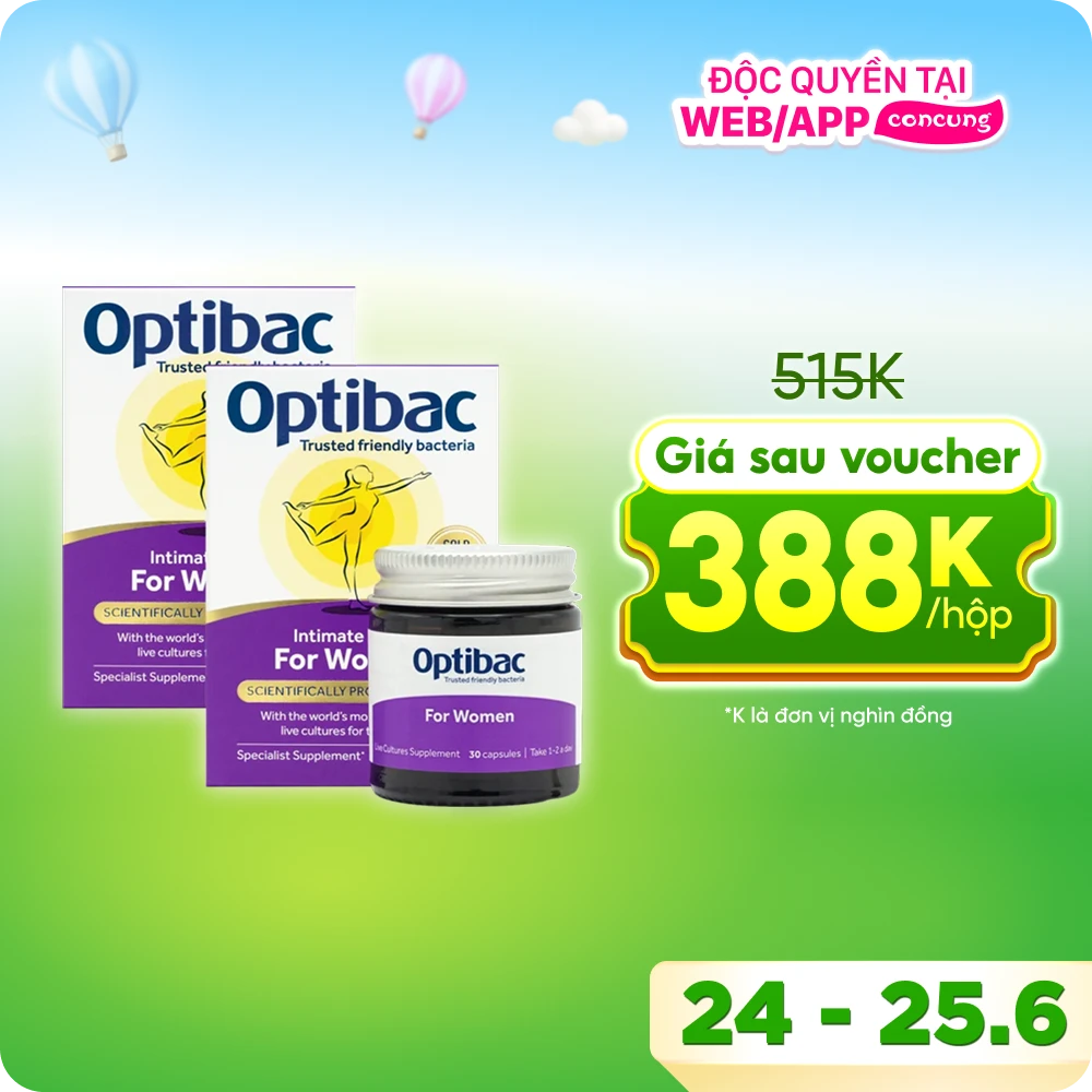 Combo 2 TPBVSK Optibac For Women 30v