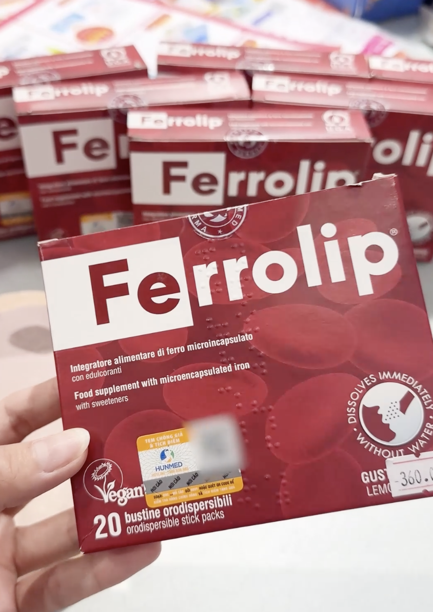 Sắt Ferrolip vừa bổ cho mẹ vừa tốt cho con