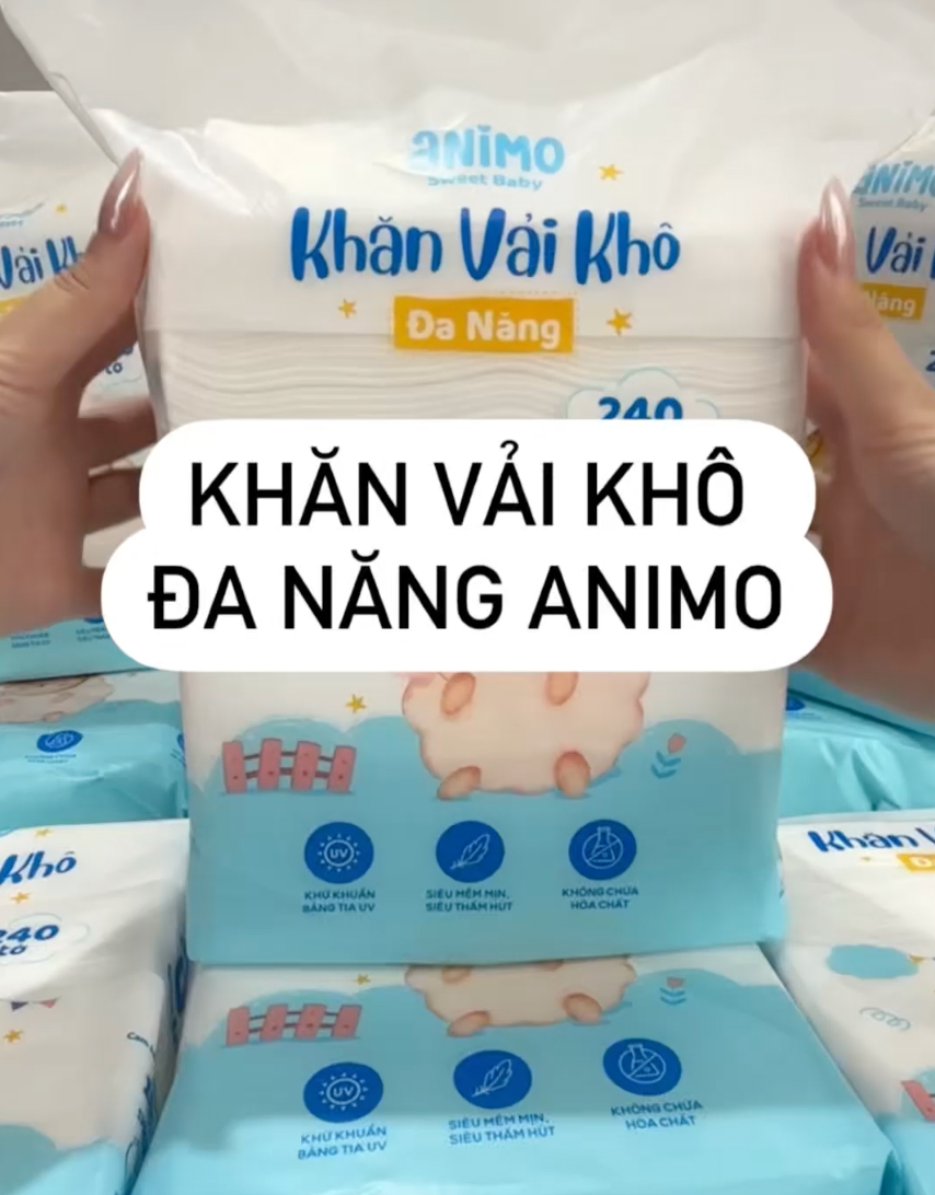 Bỏ gấp khăn lau mặt??